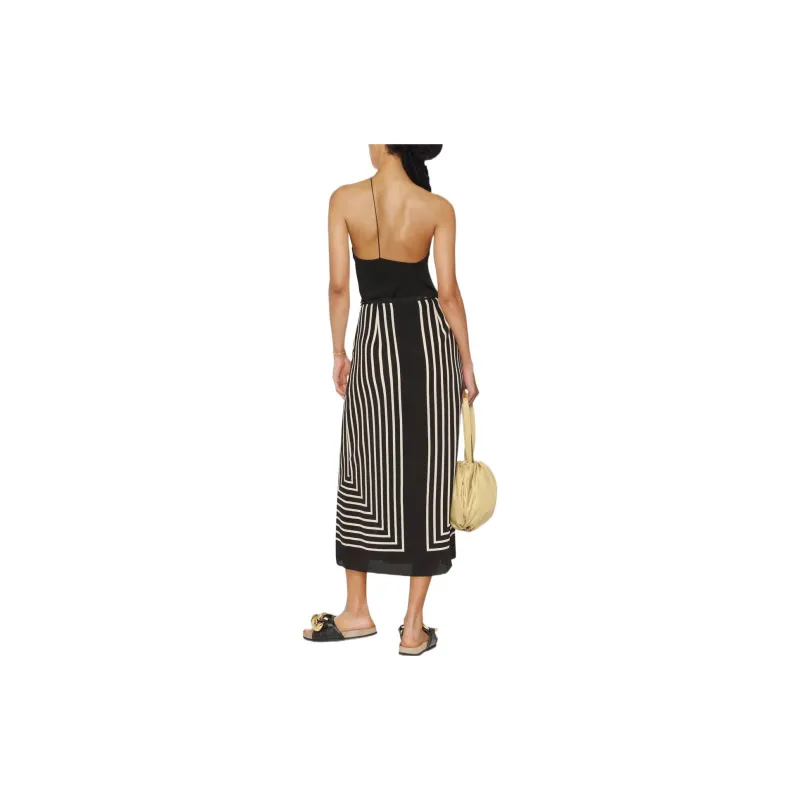 TOTEME Casual Long Skirts Women's Black-2
