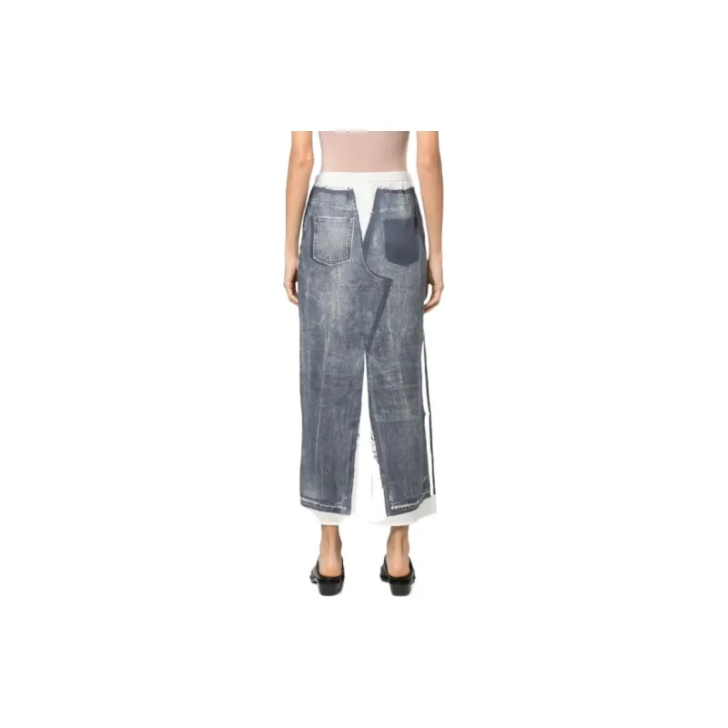 Acne Studios Denim Long Skirts Women's Blue-2