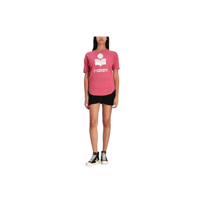ISABEL MARANT Koldi Logo Printed Crewneck T Shirt-1