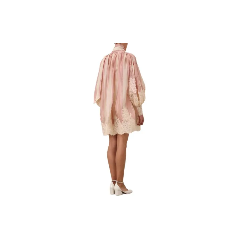 Zimmermann SS24 Long Sleeved Dresses Women's Pink-2