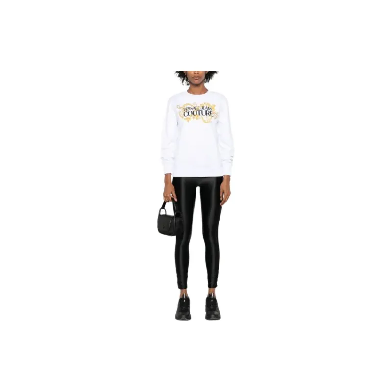 VERSACE JEANS Couture Logo print Cotton Sweatshirt-2