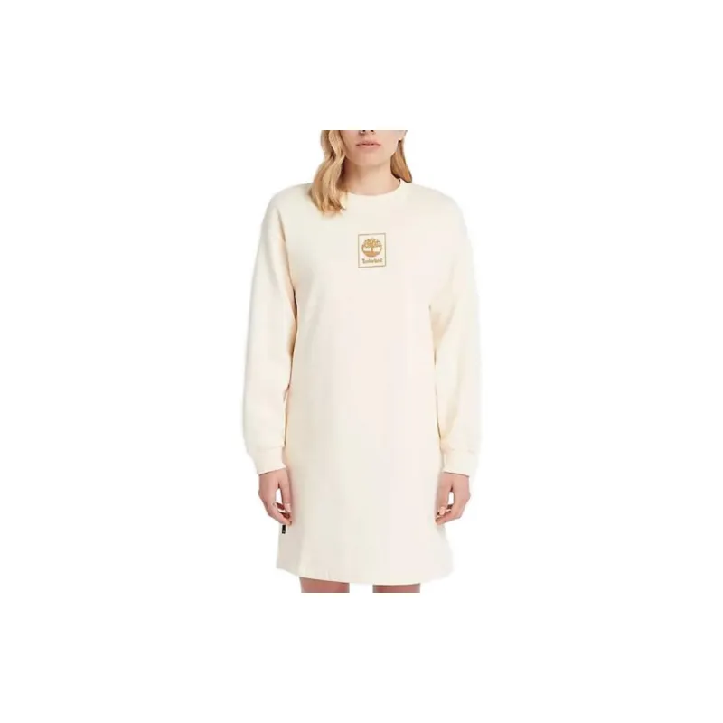 Timberland Long-Sleeved Dresses Women's White-3