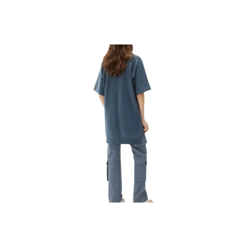 KENZO Short Sleeved Dress Women's Dark Blue-3