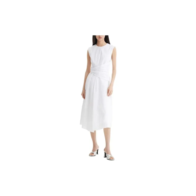 FRAME SS24 Sleeveless Dress Women's White-1