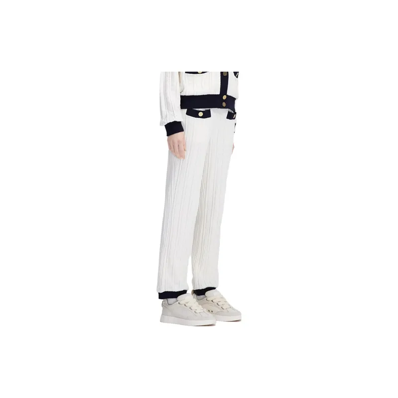 LI NING 1990 Classic Collection Casual Pants Women's Ivory-4