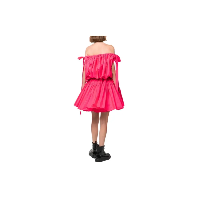 Alexander McQueen Pre Owned Ruched Mini Dress-2
