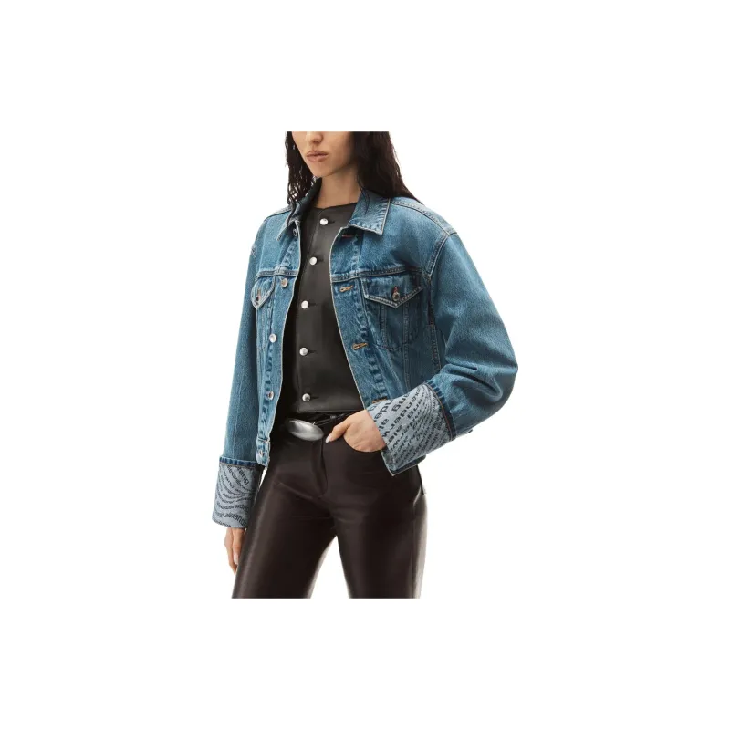 Alexander Wang Wave Cuff Trucker Jacket-2