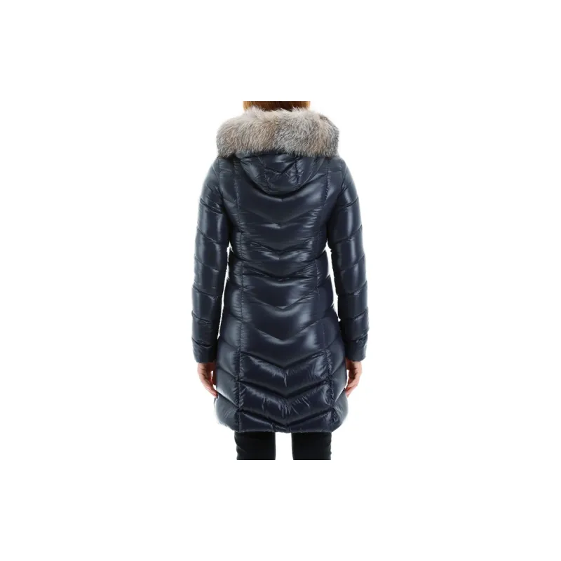 Moncler Down Jacket Women's Dark Blue-3