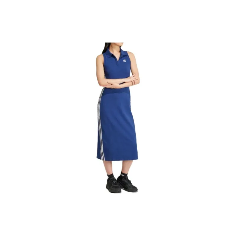 Adidas Originals Sleeveless Dress Women's Blue-3
