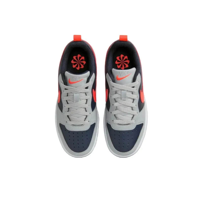 Nike Court Borough Low Bright Crimson GS-3