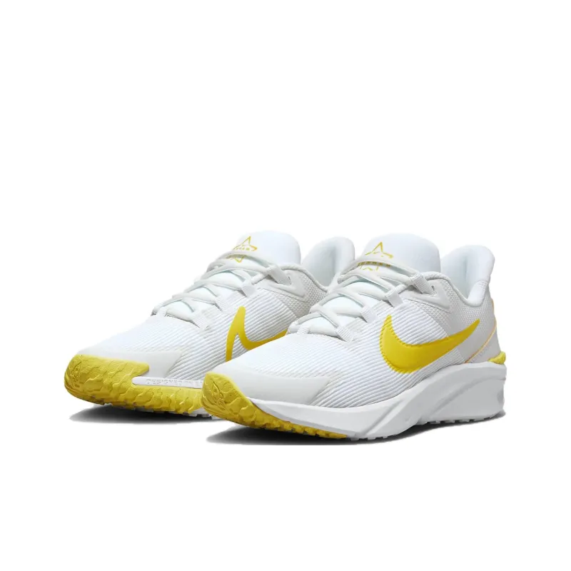 Nike Star Runner 4 GS 'Summit White Opti Yellow'-2