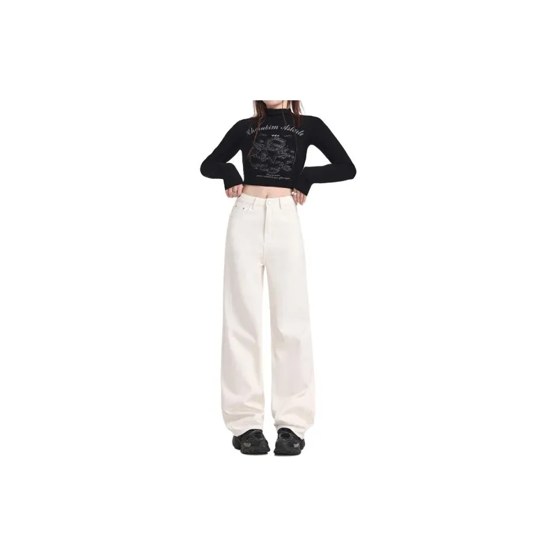 Kazakhstan Jeans Women's White-2