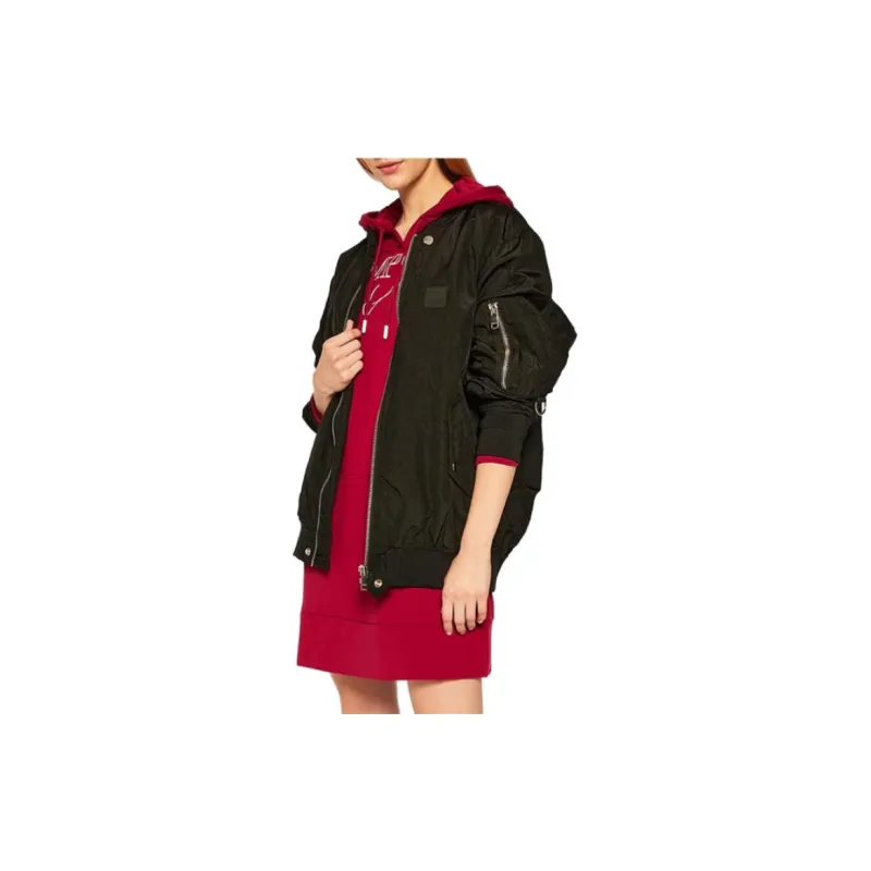 EMPORIO ARMANI Long Sleeved Dresses Women's Red-1