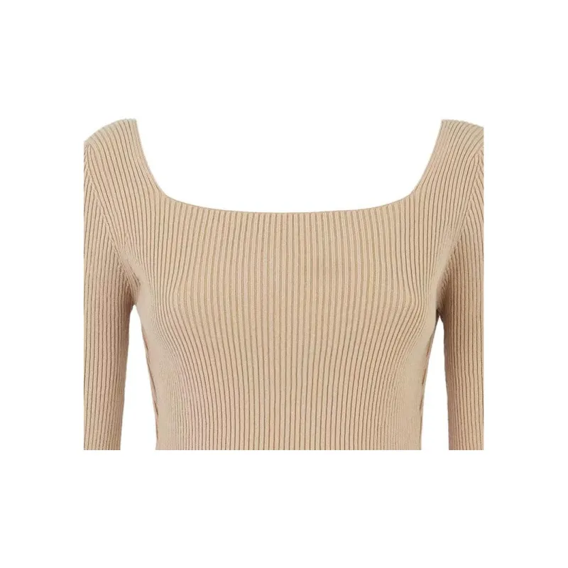 FENDI Square Neck Ribbed Top-3