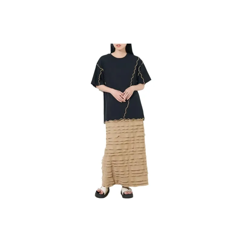 FREAK'S STORE Casual Long Skirt Women's Light Umber-3