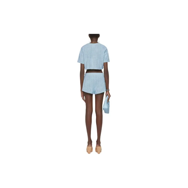 GIVENCHY T-Shirt Women's Sky Blue-2