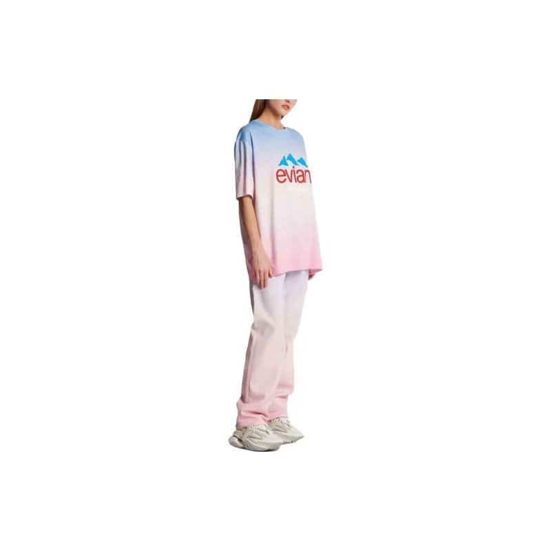 BALMAIN X Evian Gradient T Shirt 'Blue/Pale Pink/Pink/Multicolor'-3