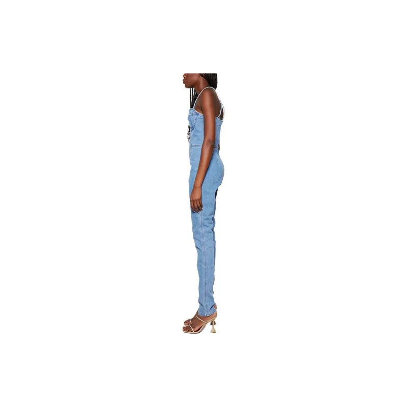 Magda Butrym Denim Bustier Jumpsuit-4