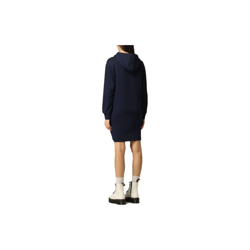 LOVE MOSCHINO Long Sleeved Dresses Women's Dark Blue-1