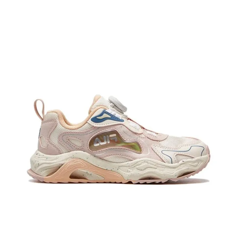 FILA KIDS Anti Slip Wear Resistant Low Top Kids' Training Shoes Rose Pink Teenagers-1
