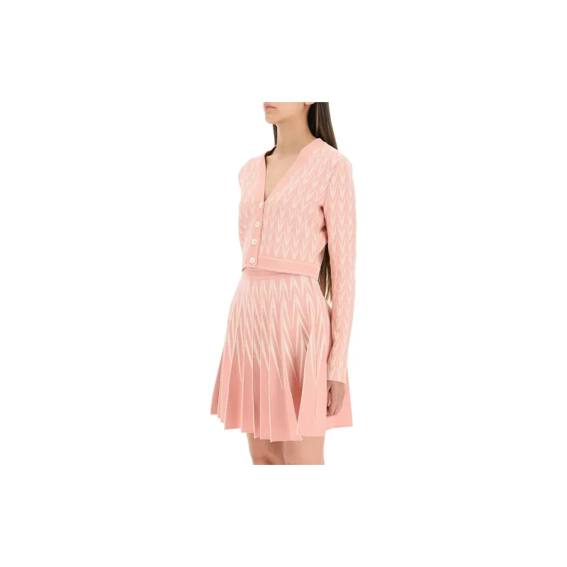 Alexander McQueen FW22 Crop Tops Women's Pink-3