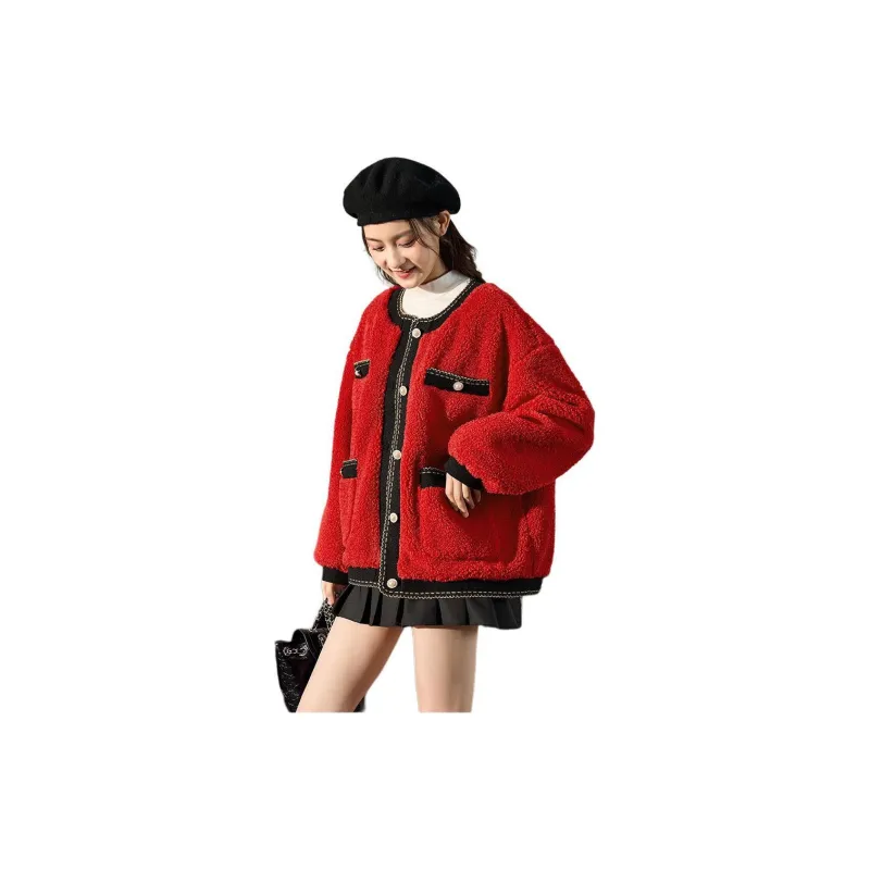 Tonlion Velvet feel Coat Women's-5