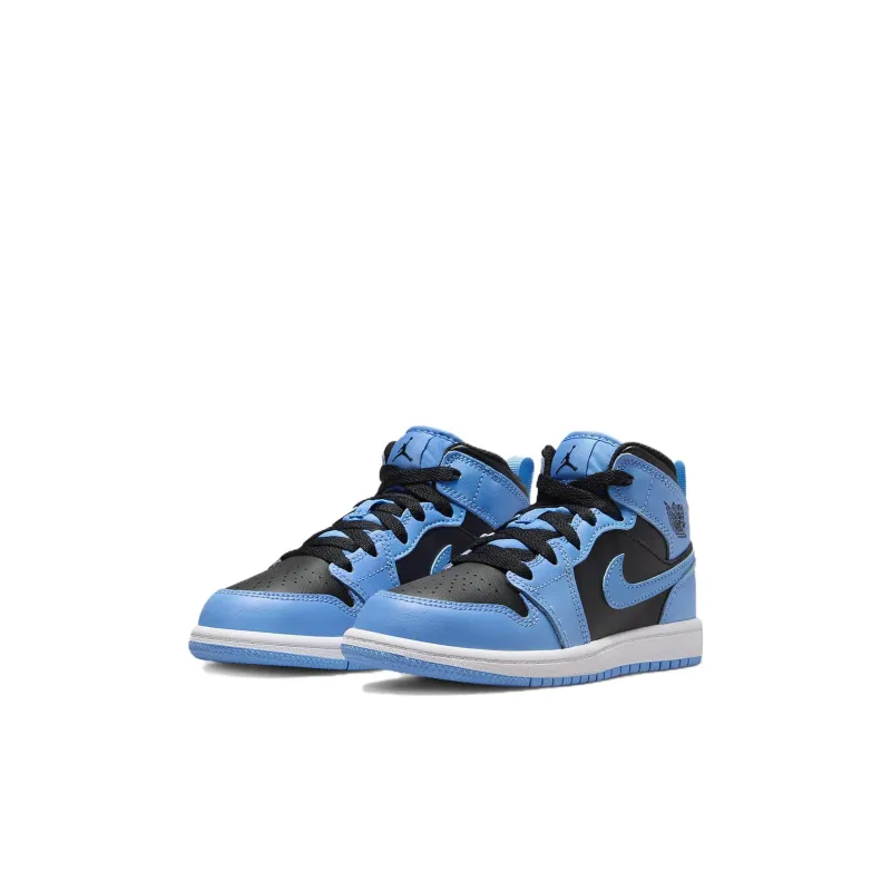 Jordan 1 Mid University Blue Black PS-2