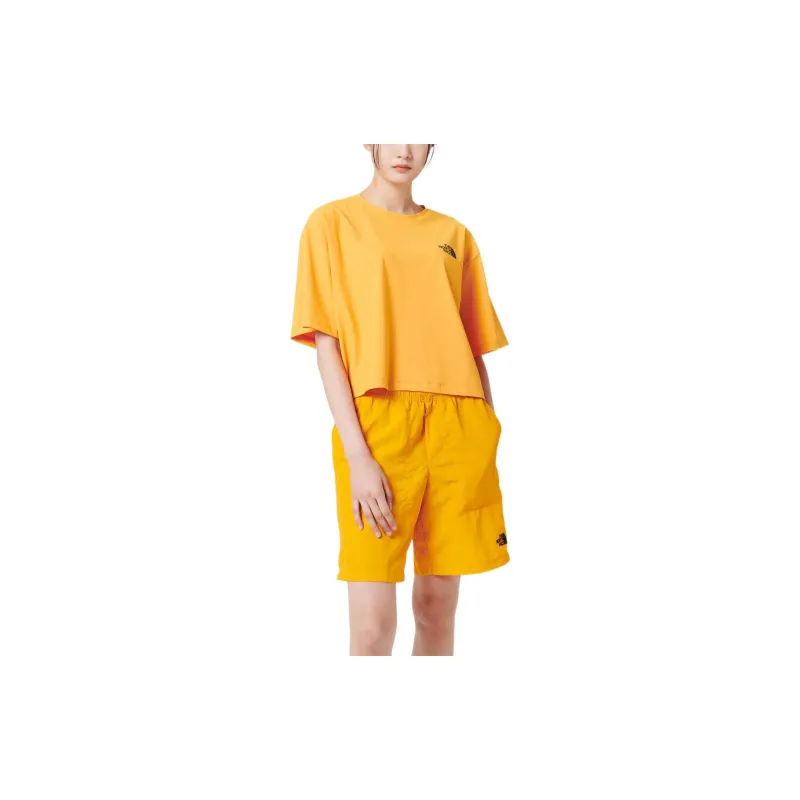 THE NORTH FACE T Shirts Women's Yellow-3