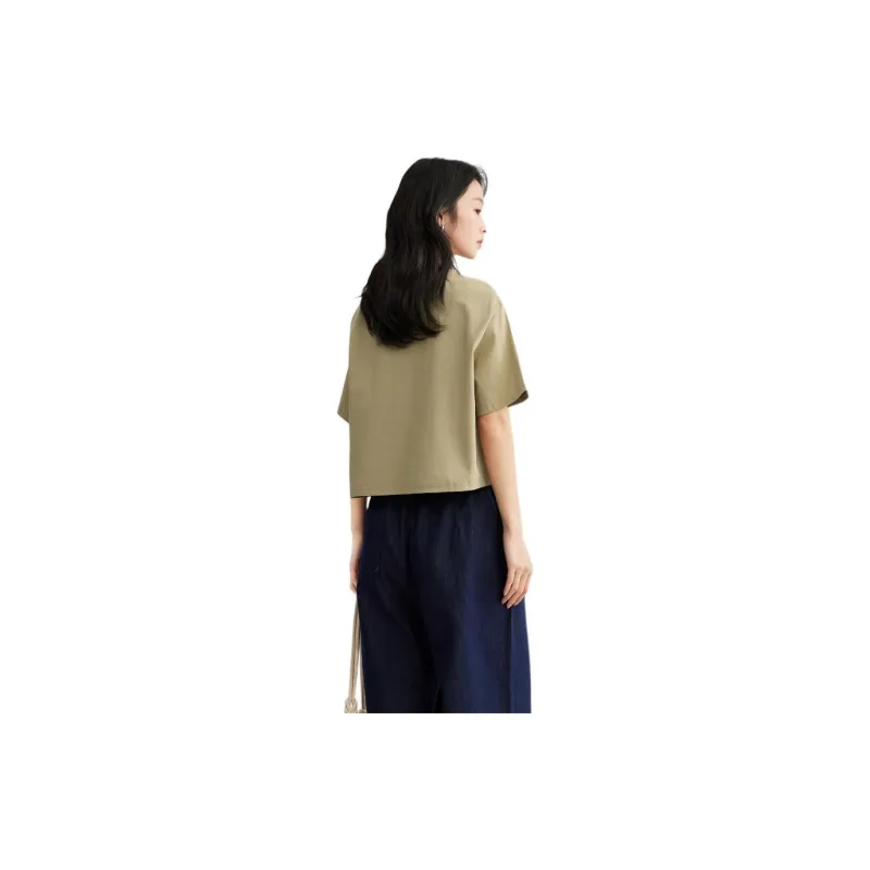 Elva' Island T-Shirt Women's Yellow Green-2