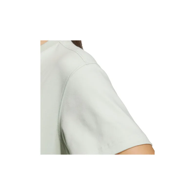 Adidas Drop Shoulder Sleeve T Shirt Women's Linen Green-4