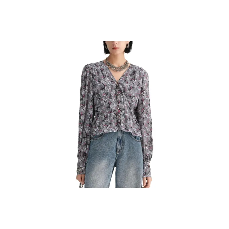 KARL LAGERFELD FW23 Shirt Women's Gray-1