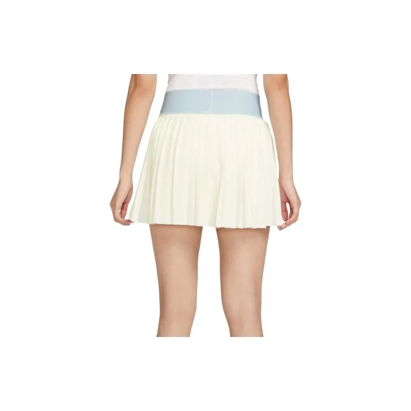 Nike SS24 ADVANTAGE DRI FIT Casual Short Skirts Women's Sail White/Joy Ocean Blue-2