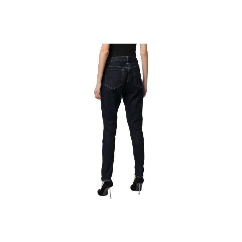 Ralph Lauren Rrl Stonewashed Mid rise Skinny Jeans-3