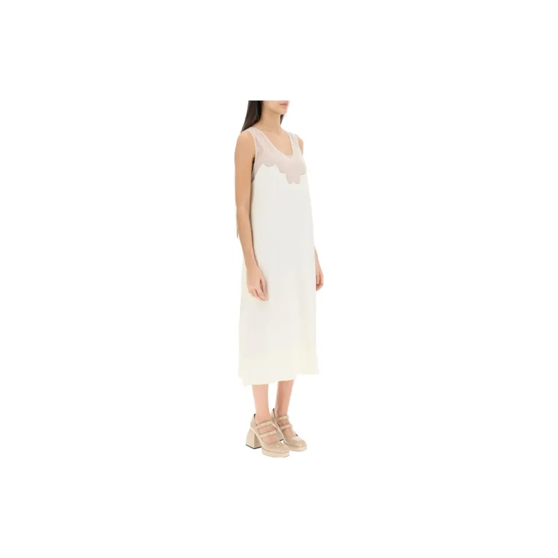 SIMONE ROCHA Sleeveless Dresses Women's White-2