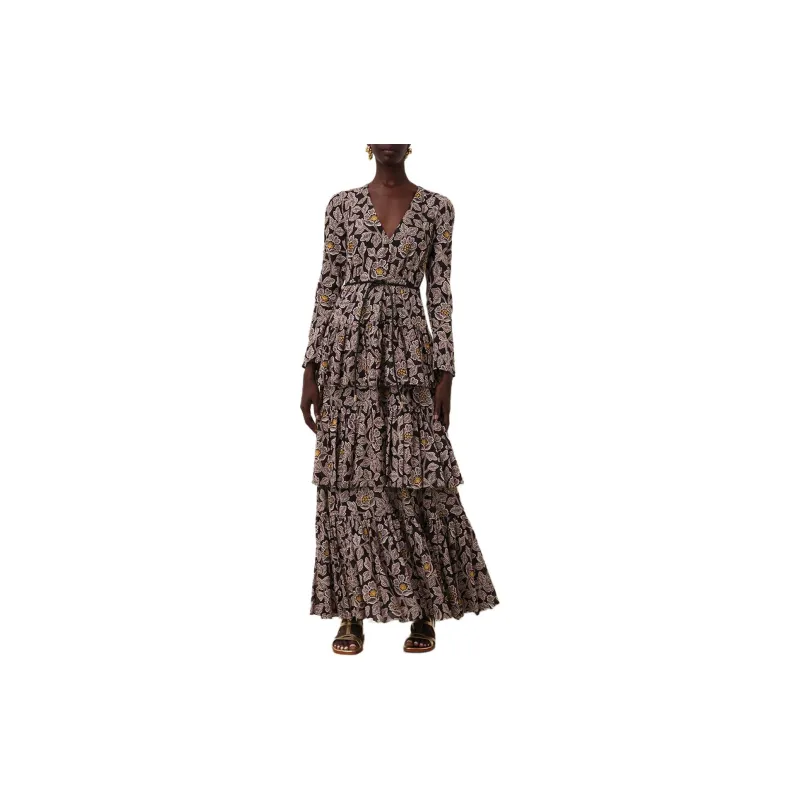 Zimmermann SS24 Long-Sleeved Dresses Women's Black-1