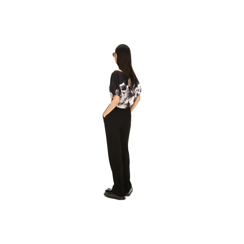 III VIVINIKO Shirt Women's Black Gray With Print-1