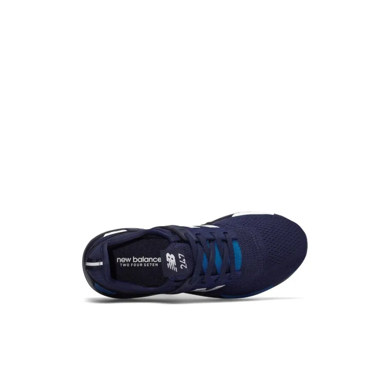 New Balance Anti Slip Wear Resistant Low Top Kids' Running Shoes Marine Blue Kids'-2