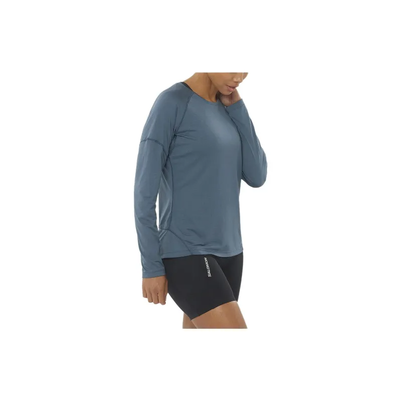 SALOMON CROSS RUN T-Shirt Women's Midnight Navy-2