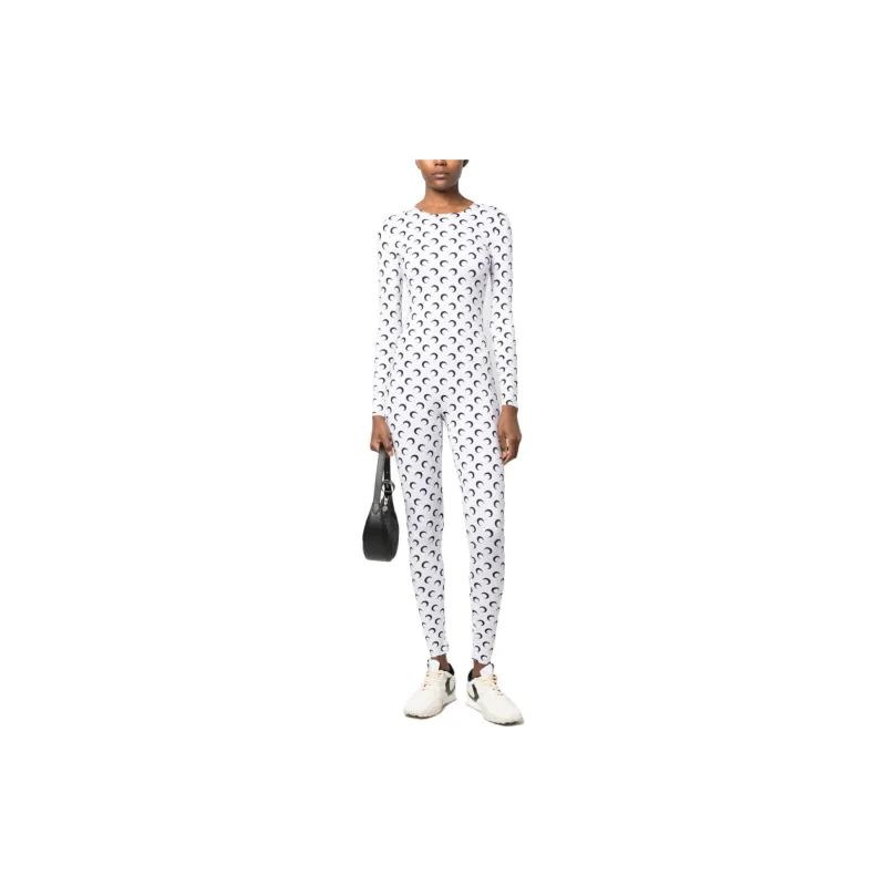 Marine Serre All Over Moon Jersey Catsuit-2