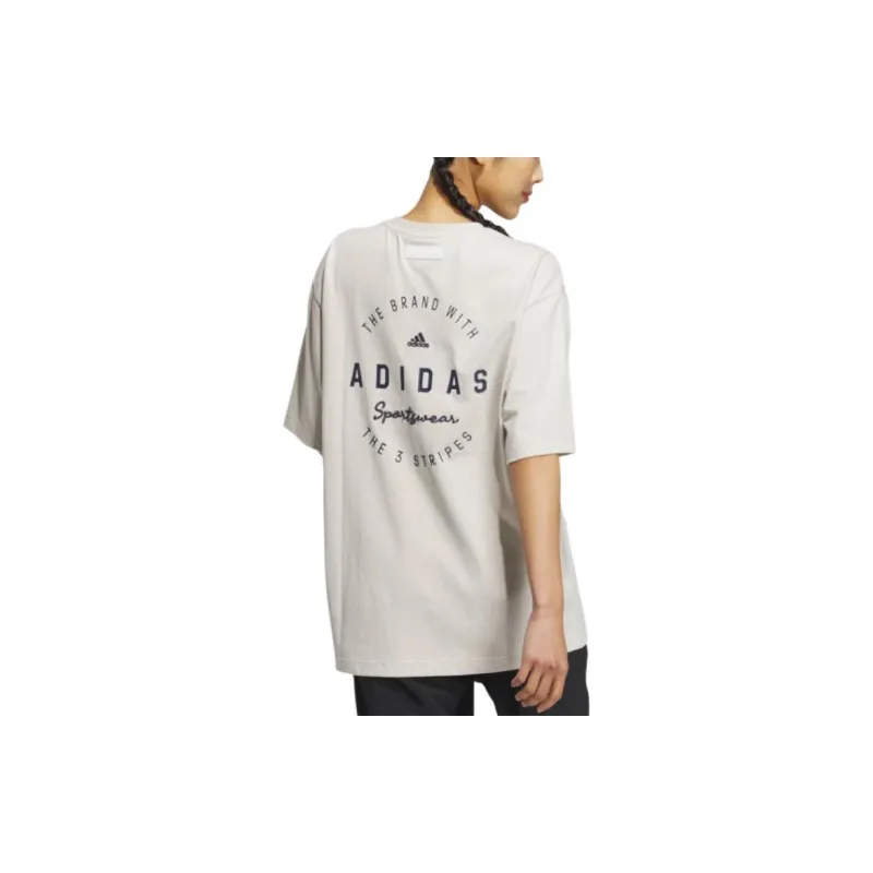 Adidas T Shirts Women's Bauxite Brown-2