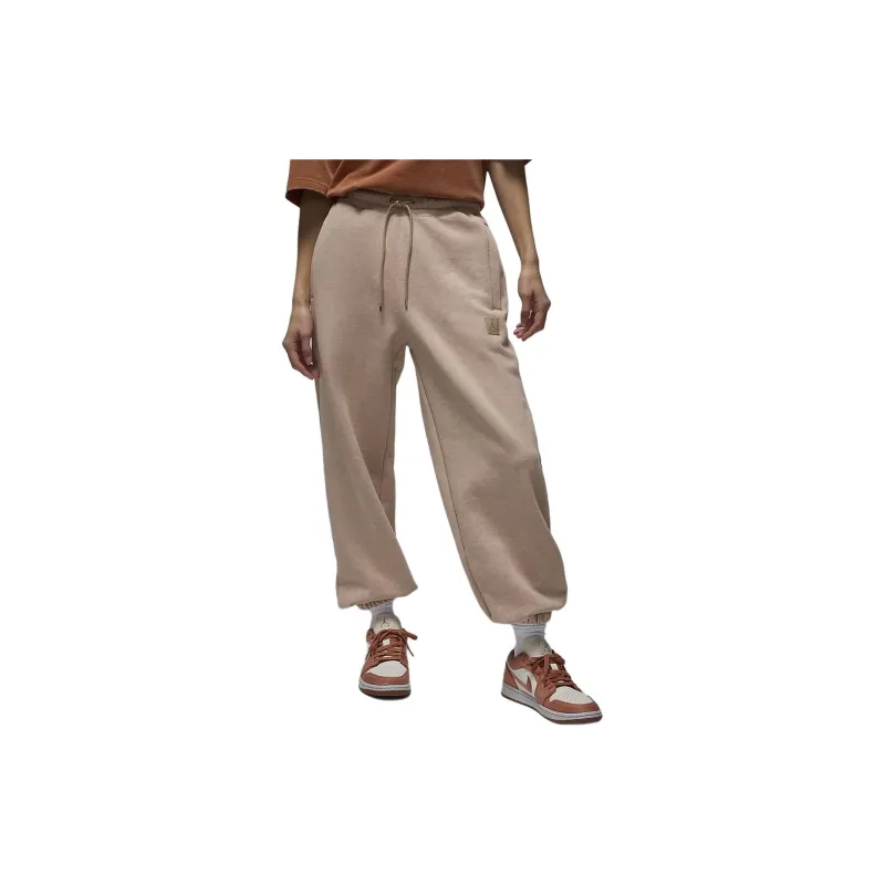 Jordan Flight Knitted Sports Pants Women's Legend Medium Brown-2