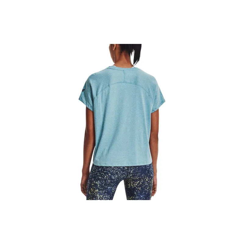 Under Armour Raglan Sleeve T Shirt Women's Blue-4