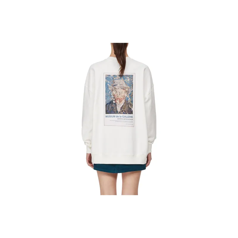 MUSIUM DIV Crew Neck Loose Fit Sweatshirt Women's-11