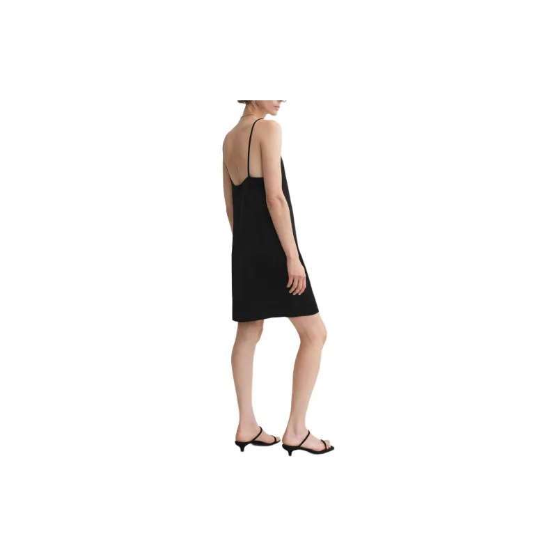 TOTEME PF24 Slip Dresses Women's Black-2