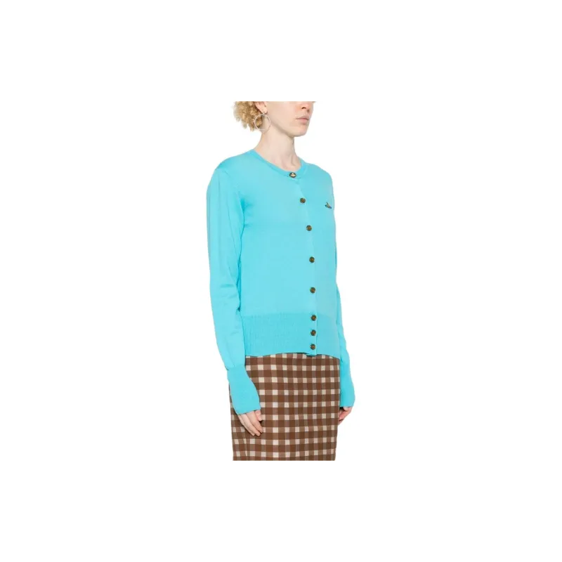Vivienne Westwood Orb Embroidered Knitted Cardigan-3