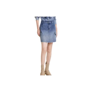 Goodland Denim Short Skirts Women's Vintage Blue