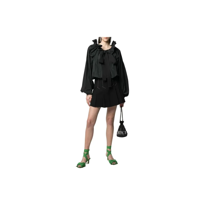 Patou Grosgrain Puff sleeve Blouse-1