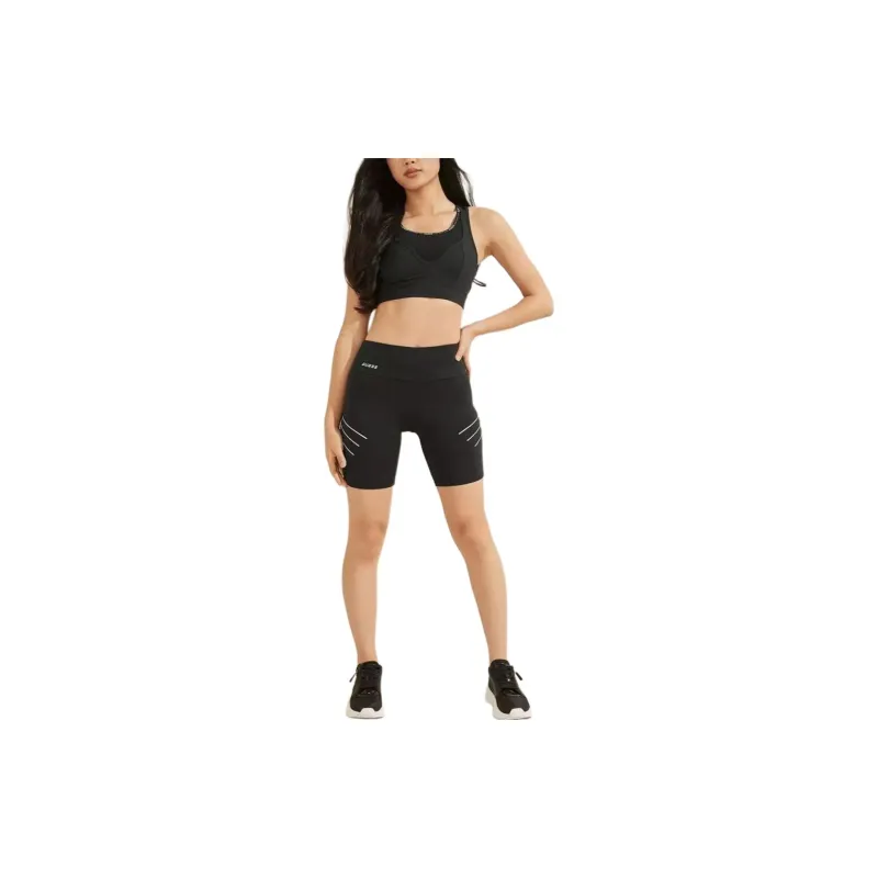 GUESS Dalia Biker Shorts Casual Shorts Women's Black-2