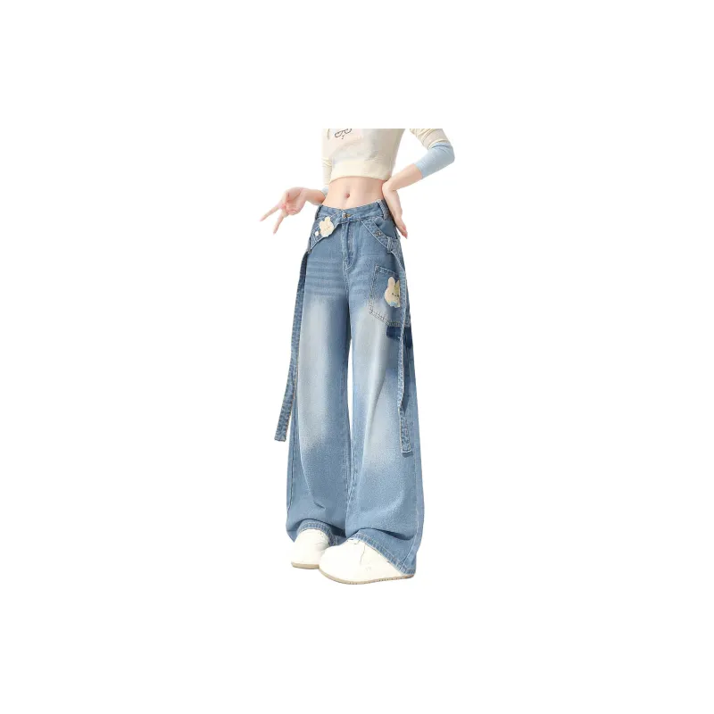 ZIRANSE SS24 Jeans Women's Blue-3