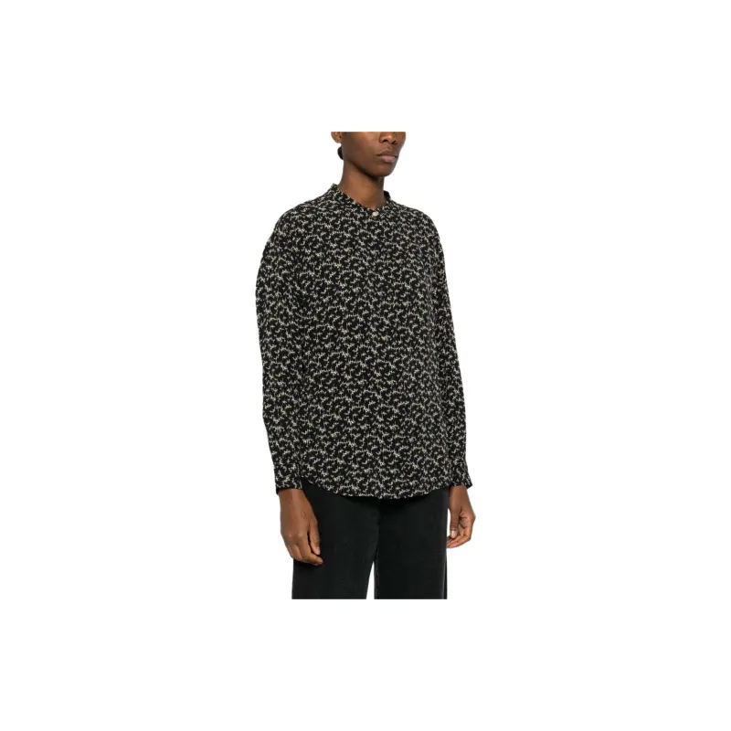 ISABEL MARANT ETOILE Catchell Batwing sleeved Shirt-3